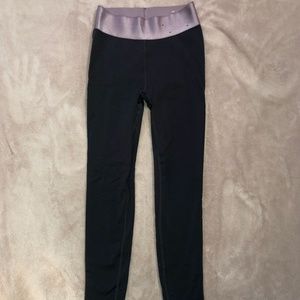 💗DARK MAROON/BROWN WITH PINK BAND LEGGINGS🤎